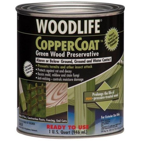 Rust-Oleum Rust-Oleum 1904A 1 qt. Woodlife Coppercoat Green Wood Preservative 1537588